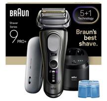 BRAUN Series 9 Pro+ 9675cc Foil Shaver and Trimmer, Grey, Silver