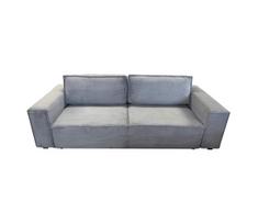 Išskleidžiama trijų vietų sofa RONDA su patalynės dėže, pilka