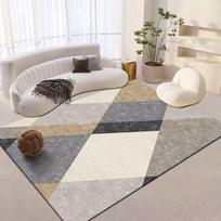 Geometrinis svetainės kilimas sofos kavos staliuko kilimėlis miegamojo lovos kilimėlis 80*120cm
