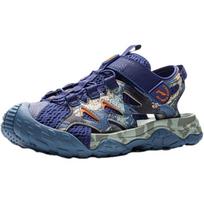Li Ning Fashionable Versatile Non-Slip Wear-Resistant Low-Top Childrens Sandals Kids Sandals Blue YKEV016-1 37