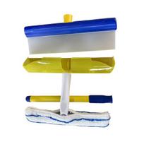 Silikoninis langų valytuvas rinkinys automobilio valymui Visų sezonų Aqua Blade valytuvas Platus grandiklis Efektyvios automobilių valymo priemonės mėlyna