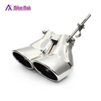 Mercedes-Benz W203 C200 Išmetimo vamzdžio modifikacija: Nerūdijančio plieno išmetimo sistemos antgalio apdaila Modified Exhaust Pipe