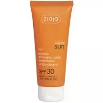 Ziaja Sun Sun Emulsion SPF 30 – Emulsija deginimuisi veidui ir kūnui, 100 ml