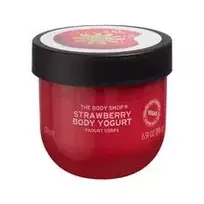 "The Body Shop" braškių kūno jogurto kremas ( normalus ir sausas ) - drėkinamasis kūno jogurtas, 200 ml