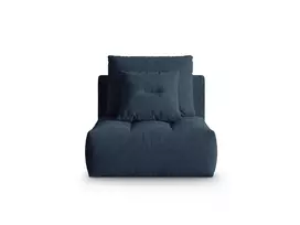 Modulinės sofos dalis, Bloom, 1 sėdynė, 100x106x95, tamsiai mėlyna