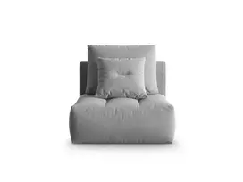 Velvet Modul sofa be porankių, Bloom, 1 sėdynė, 100x106x95, pilka