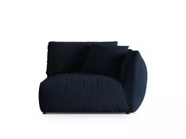 Velvet Modulinės sofos dalis, Chris, 1 sėdynė, 130x100x80, karališkoji mėlyna