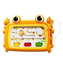 WOOPIE Magnetinė Montessori labirinto lenta "Krabas", oranžinė