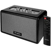 Speaker SVEN HA-950, black, MDF, PU leather (60W, Bluetooth, USB, Micro SD, Remote)