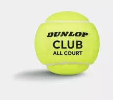 Teniso kamuol. DUNLOP CLUB ALL COURT 4-tube ITF