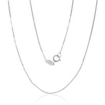 Auksinė grandinėlė Enkuras 0.8 mm, deimantinis šlifavimas, Baltas Auksas 585°, 45 cm