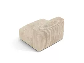 Modulinis sofa-lova Martina, 1 sėdynė, 90x106x75, šviesiai smėlio spalvos