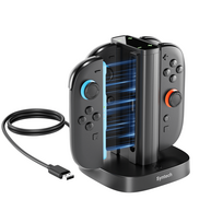 4-in-1 Įkrovimo Stotis Joy-Con Greitas Įkroviklis su LED | Nintendo Switch 2