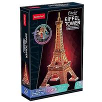Cubicfun Puzzles 3D LED Eiffel Tower (night edition) 306-L534H