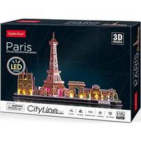 Cubicfun Puzzle 3D LED City Line Paris 306-L525H