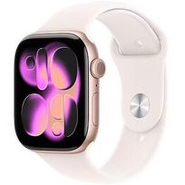 Apple Watch Series 11, GPS, Rose Gold Aluminium, Light Blush Sport Band (S/M) - 46mm MEV64MP/A