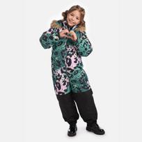 Huppa Žieminis kombinezonas WILLE, dark green pattern/ black