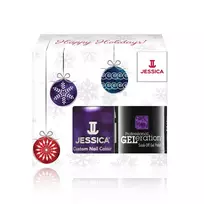Winter Set Jessica: Custom Colors, Nail Polish, Purple Lust, 14.8 ml + Professional GELeration, Semi-Permanent Nail Polish, Purple Lust, 15 ml