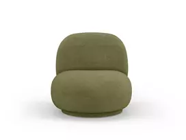 Pasukamas fotelis, Chuck, 1 sėdynė, 78x77x80, žalias