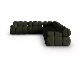 Kampinė sofa, Bellis, 5 vietų, 282x282x70, Amazon Green