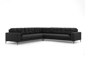 Kampinė sofa, Mamaia, 6 sėdimos vietos, 256x256x75, tamsiai pilka