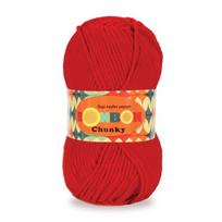 Mezgimo siūlai BonBon Chunky, raudona