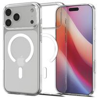 Spigen Liquid Crystal MagSafe dėklas skirtas Apple iPhone 17 Pro – skaidrus and baltos spalvos