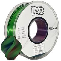 3D Plastikas – Filamentas PLA Silk Tri Color raudonas mėlynas žalias | 1.75 mm, 1 kg | Professional LAB