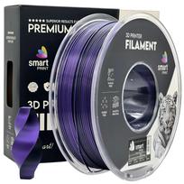 3D Plastikas – Filamentas PLA Silk Dual Color juodas violetinis | 1.75 mm, 1 kg | SPrint