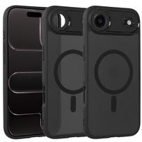 Full Matte Mag Dėklas skirtas Apple iPhone 17 Air juodos spalvos
