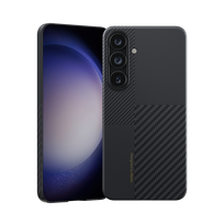 Benks dėklas Montage Magnetic Armor Air Kevlar 600D (M040) skirtas Samsung Galaxy S24 juodos spalvos