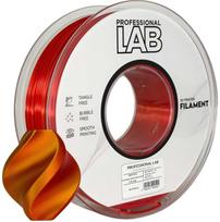 3D Plastikas – Filamentas PLA Silk Dual Color raudonas auksinis | 1.75 mm, 1kg | Professional LAB