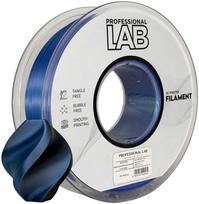3D Plastikas – Filamentas PLA Silk Dual Color juodas mėlynas | 1.75 mm, 1kg | Professional LAB