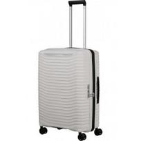 Vidutinis plastikinis lagaminas Samsonite Upscape V Baltas (Cloud White)
