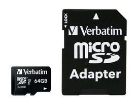 Verbatim 64GB SD Micro (SDXC) Class 10 With Adaptor