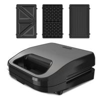 Black+Decker Sandwich Maker, Grilled Sandwich, Waffle