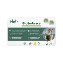 NATY sauskelnės BioEmbrace, 3 dydis, 4-9 kg., 50 vnt., 8000253
