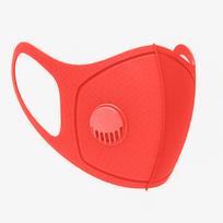 Daugkartinės kaukė (su vožtuvu, red)