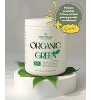Vitadem Organic Green Boost – 13 superžalumynų mišinys energijai, imuninei sistemai ir virškinimui