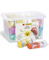 Modelinas be glitimo PRIMO, 24 vnt. po 100 g, 5 spalvų