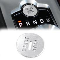 Aliuminio lydinio sidabro spalvos užvedimo ir stabdymo mygtuko dangtelio komplektas, skirtas „Jaguar XF 2008-15“