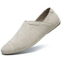 Fashion Fashion Genuine Leather Men lazy shoes Italian Casual Leather Slip on Minimalist Loafers Brand Comfy Soft Bottom Driving Shoes 37 smiltinė
