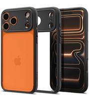 Matinis juodas / skaidrus dėklas Apple iPhone 17 Pro telefonui "Spigen Ultra Hybrid"