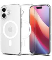 Skaidrus / baltas dėklas Apple iPhone 17 telefonui "Spigen Liquid Crystal MAG Magsafe"