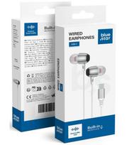 Baltos USB-C stereo ausinės su mikrofonu (DAC) "Blue Star M09C"