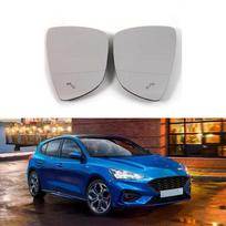 Šildomas aklosios zonos galinio vaizdo veidrodėlio stiklas 2018-2021 m. Ford Focus MK4 Left with heating