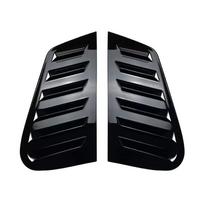 For Volkswagen GOLF 4 MK4 1997-2006 Car Rear Louver Window Side Shutter Cover Trim Sticker Vent Scoop ABS Carbon Fiber Black ABS