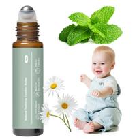 Dantų dygimo volelis, dantukų dygimas, natūralus skausmą malšinantis volelis, dantukų dygimo volelis natūralus, kūdikių dantukų tepimo volelis 10 ml One Size žalia