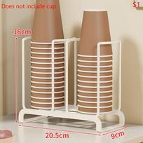 Kitchen Paper Cup Holder Disposables Cups Picker Multifunctional Desktop Cup Storage Rack Household Coffee Cup Holder For Home