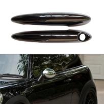 2x Durų Rankenos Dangtelis BLIZGUS JUODAS MINI Cooper S R50 R52 R53 R55 56 57 58 59 R61 gray